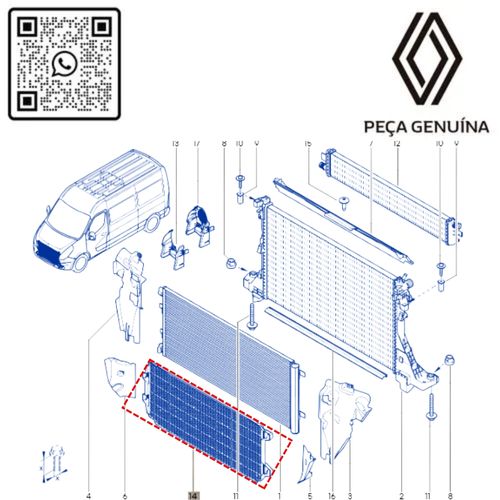 RN 48459R 622548459R Grade Radiador Master 2.3 16V M9T 13... 3